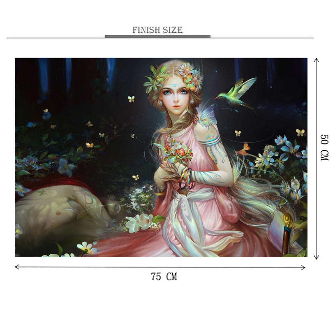 Goddess Earth Wooden 1000 Piece Jigsaw Puzzle Toy For Adults and Kids