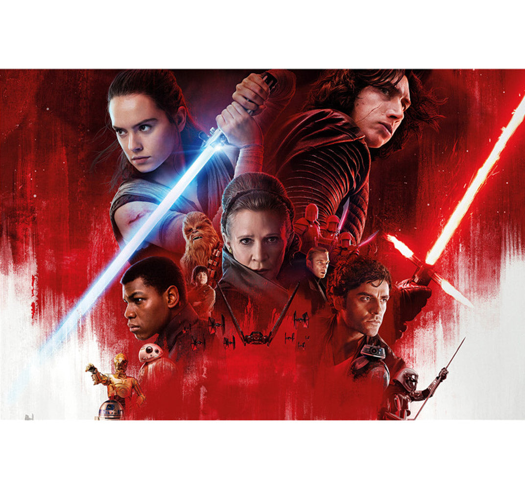 Last Jedi Wooden 1000 Piece Jigsaw Puzzle Toy For Adults and Kids