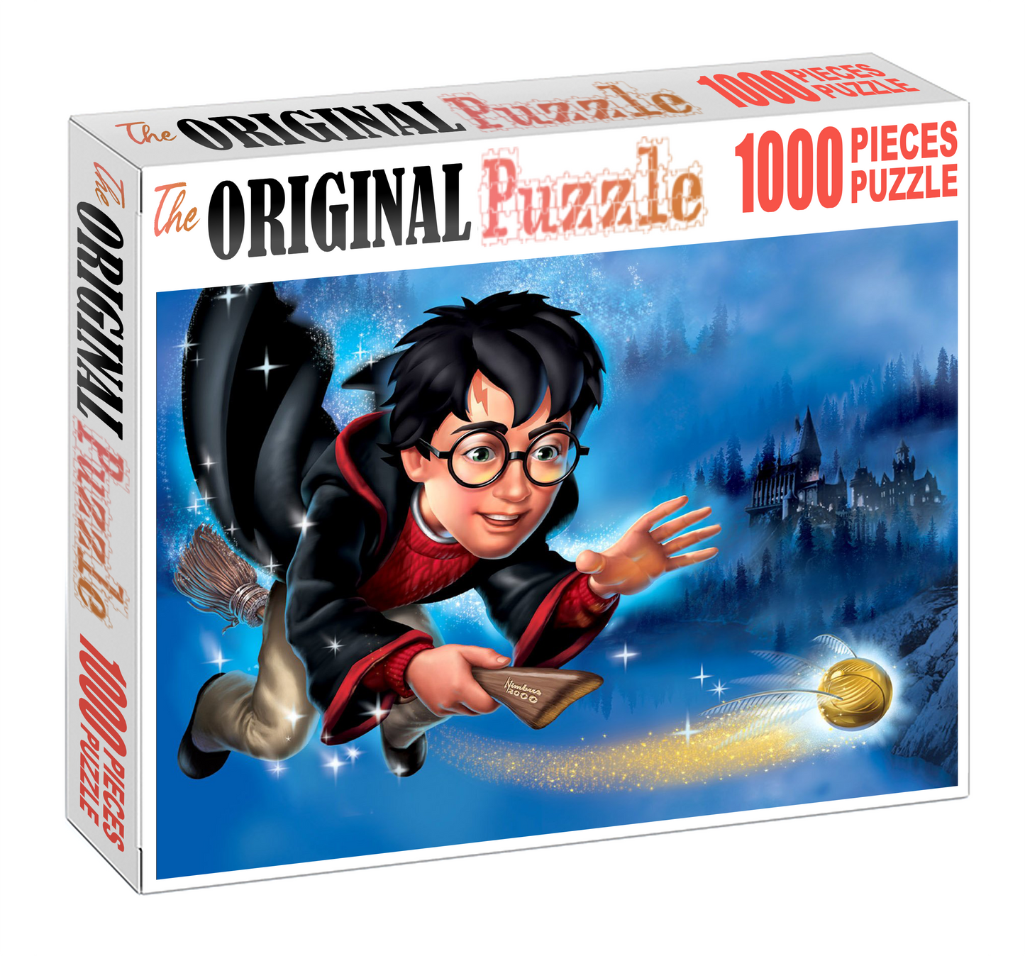 A Quiditch Game Wooden 1000 Piece Jigsaw Puzzle Toy For Adults and Kids