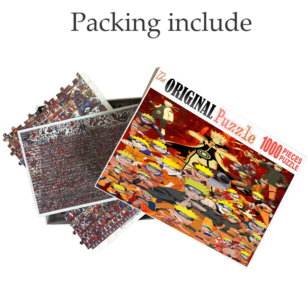 Clone Art of Naruto is Wooden 1000 Piece Jigsaw Puzzle Toy For Adults and Kids