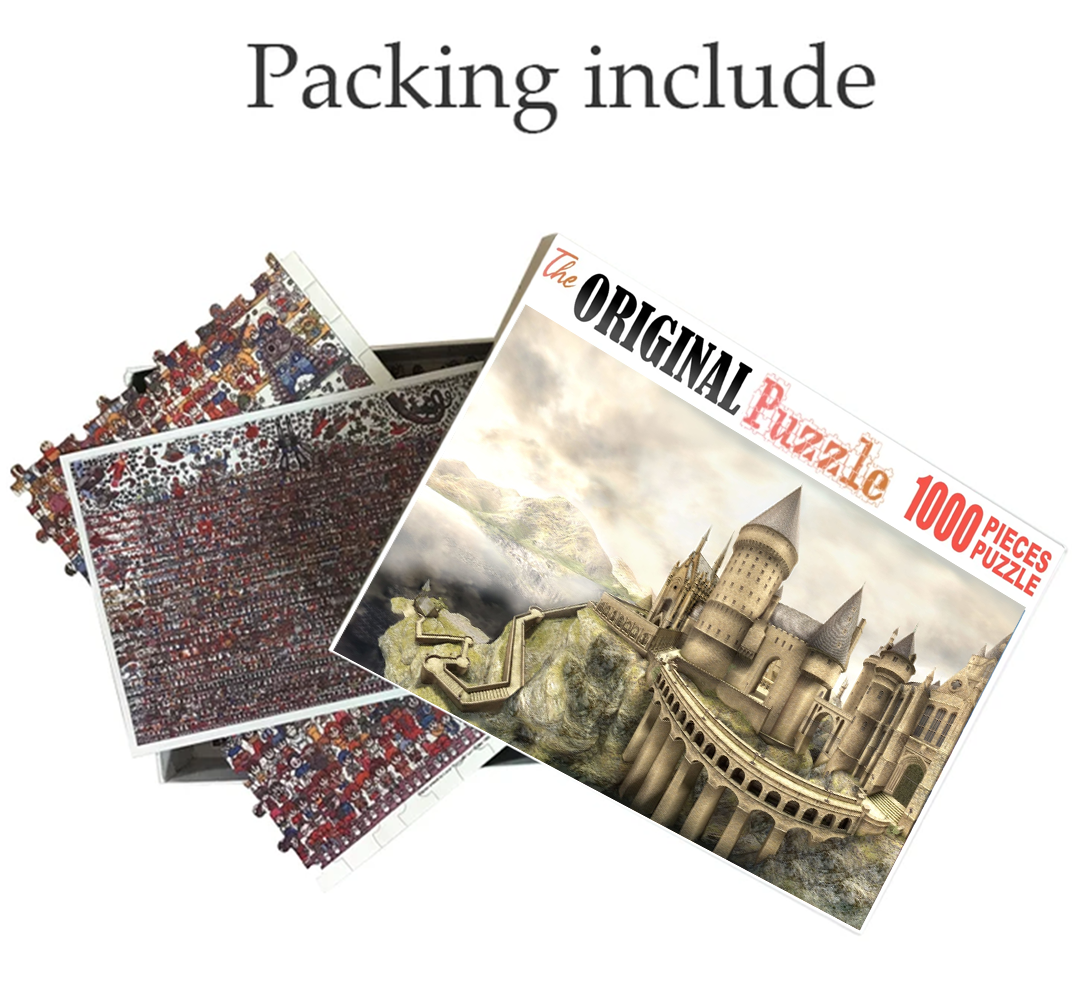 Bechingum Palace is Wooden 1000 Piece Jigsaw Puzzle Toy For Adults and Kids