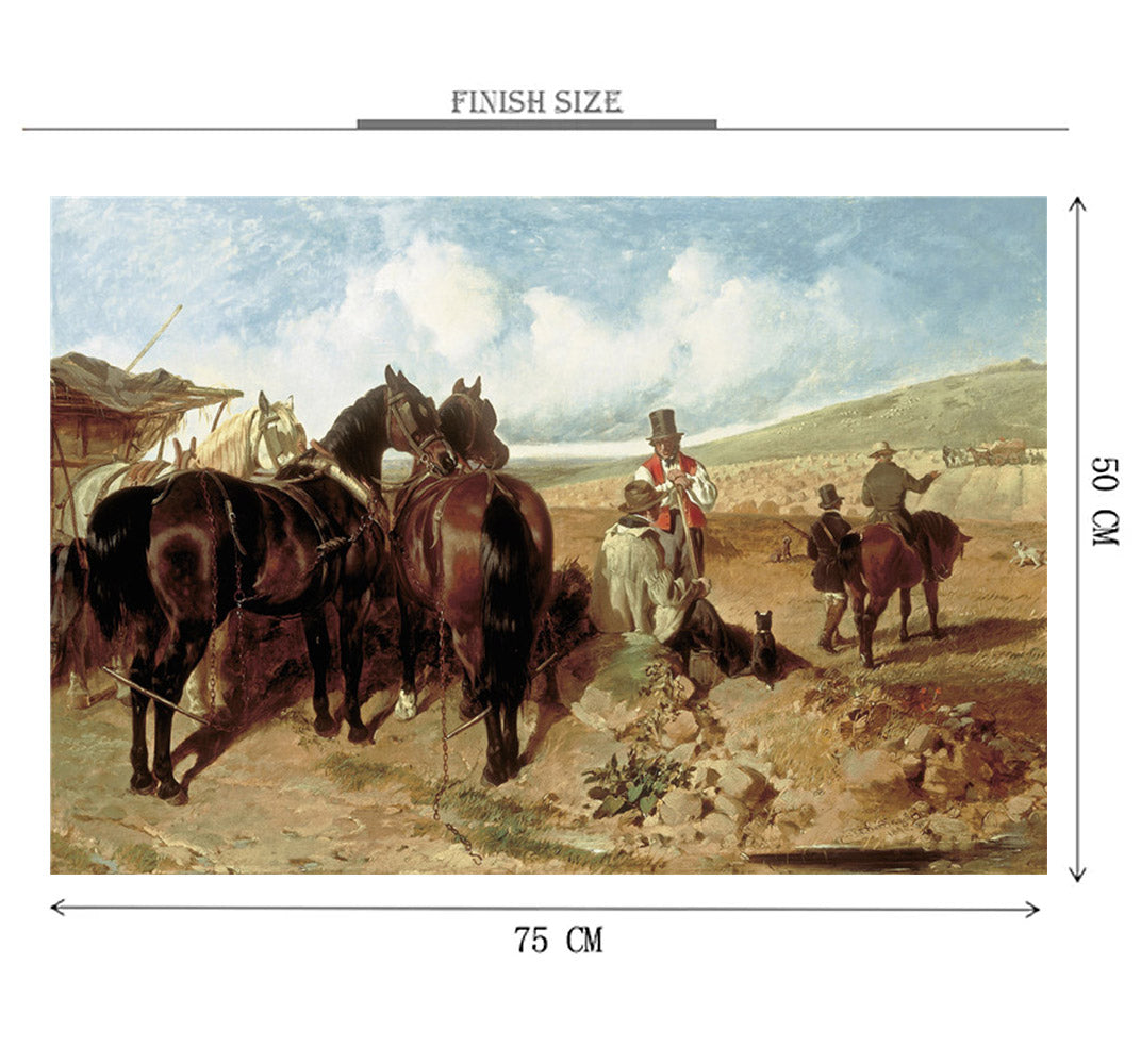 Horse Trader Wooden 1000 Piece Jigsaw Puzzle Toy For Adults and Kids