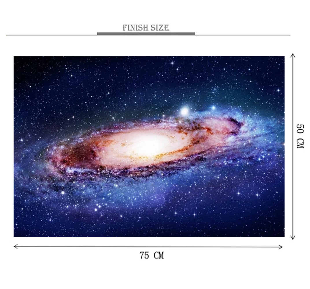 Milky Way Galaxy is Wooden 1000 Piece Jigsaw Puzzle Toy For Adults and Kids