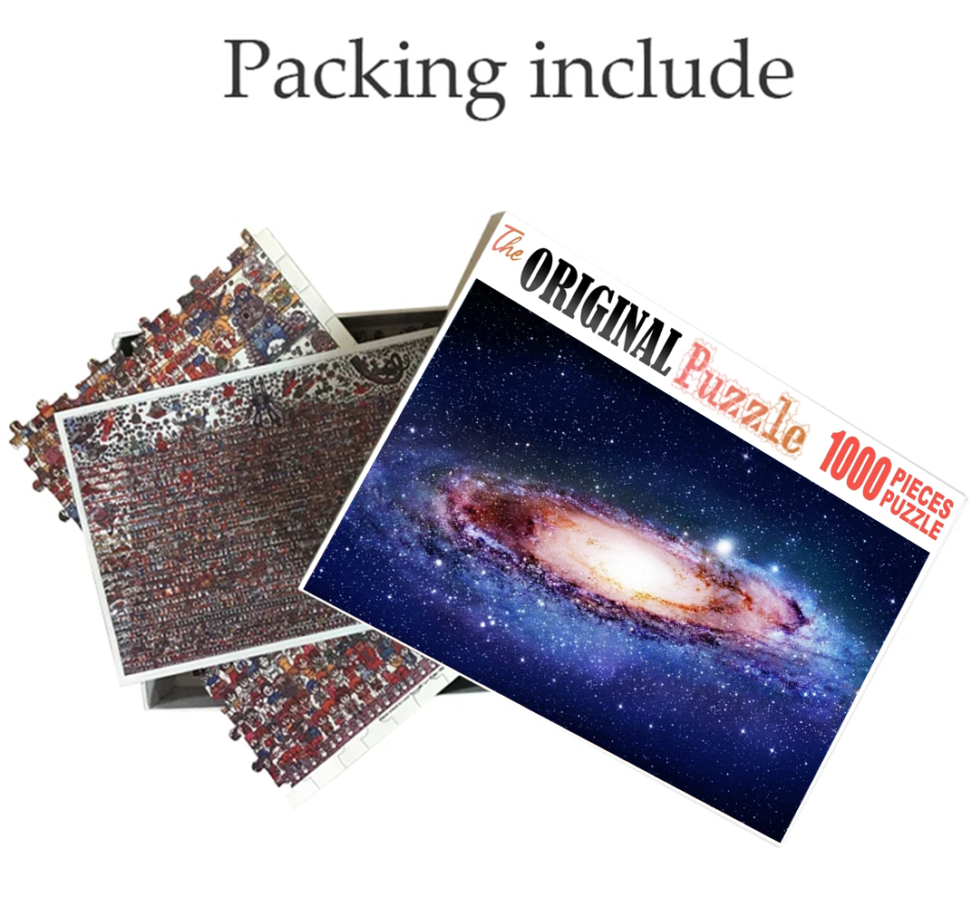 Milky Way Galaxy is Wooden 1000 Piece Jigsaw Puzzle Toy For Adults and Kids