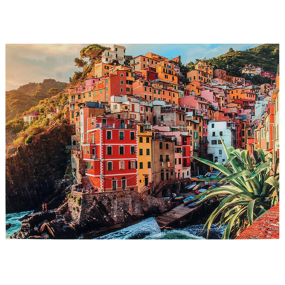 Cinque Terre Wooden 1000 Piece Jigsaw Puzzle Toy For Adults and Kids