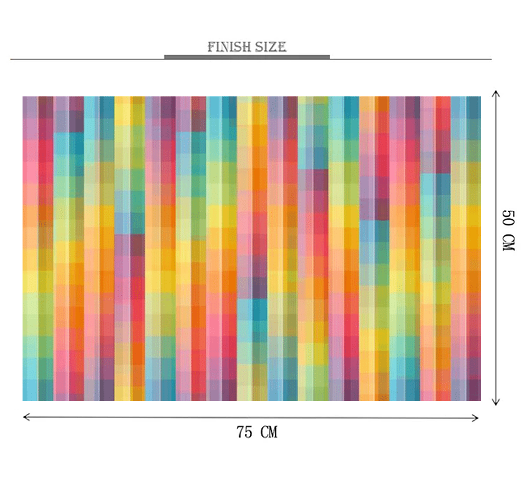 Color Blocks Wooden 1000 Piece Jigsaw Puzzle Toy For Adults and Kids