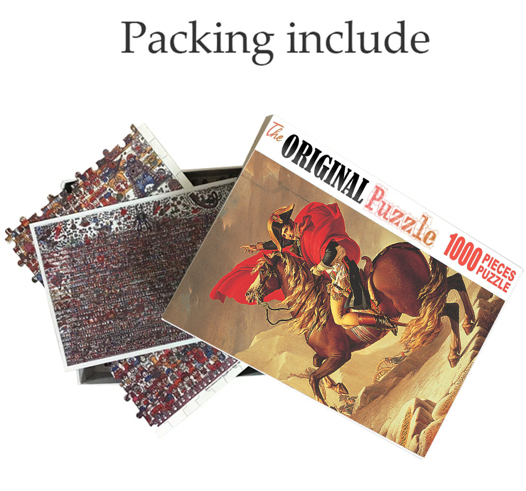 Napoleon Painting is Wooden 1000 Piece Jigsaw Puzzle Toy For Adults and Kids