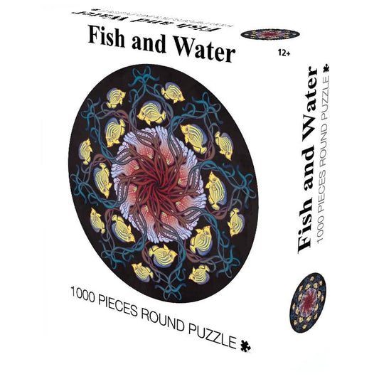 Fish & Water Wooden 1000 Piece Jigsaw Puzzle Toy For Adults and Kids