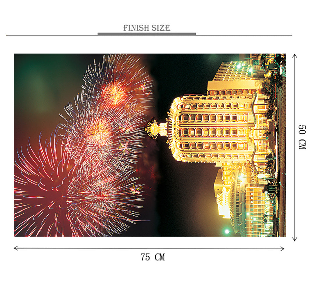 Hotel of Bubai is Wooden 1000 Piece Jigsaw Puzzle Toy For Adults and Kids