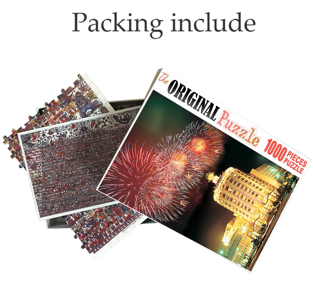 Hotel of Bubai is Wooden 1000 Piece Jigsaw Puzzle Toy For Adults and Kids