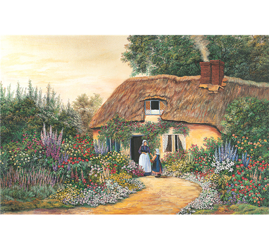 Village Girl is Wooden 1000 Piece Jigsaw Puzzle Toy For Adults and Kids