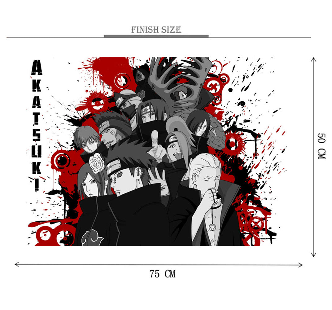 Akatsuki Rebellions is Wooden 1000 Piece Jigsaw Puzzle Toy For Adults and Kids