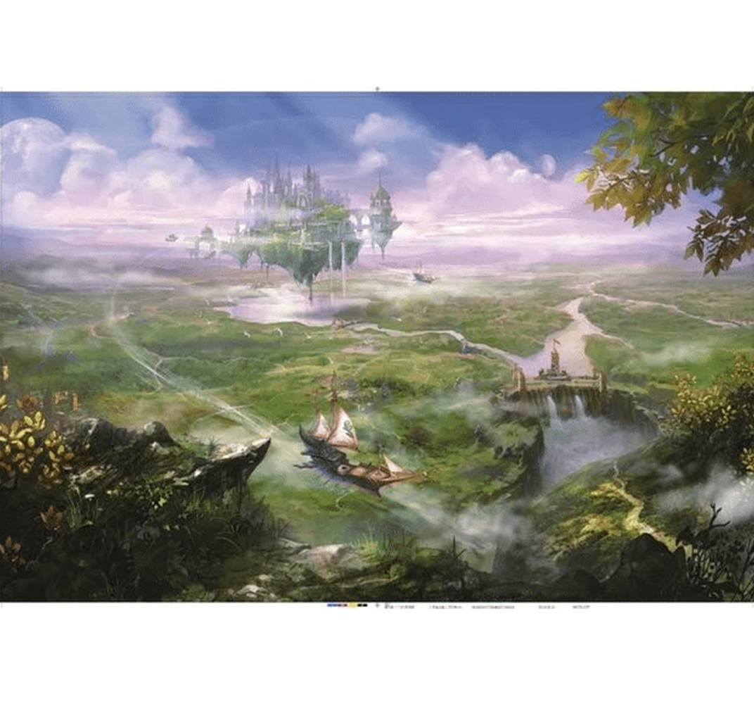 Fantasy Floating Castle Wooden 1000 Piece Jigsaw Puzzle Toy For Adults and Kids