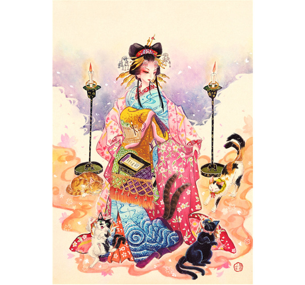Golden Silk Maiden Wooden 1000 Piece Jigsaw Puzzle Toy For Adults and Kids
