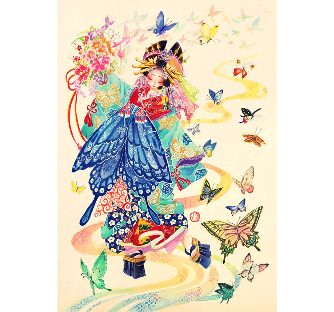 Dancing Maiden is Wooden 1000 Piece Jigsaw Puzzle Toy For Adults and Kids