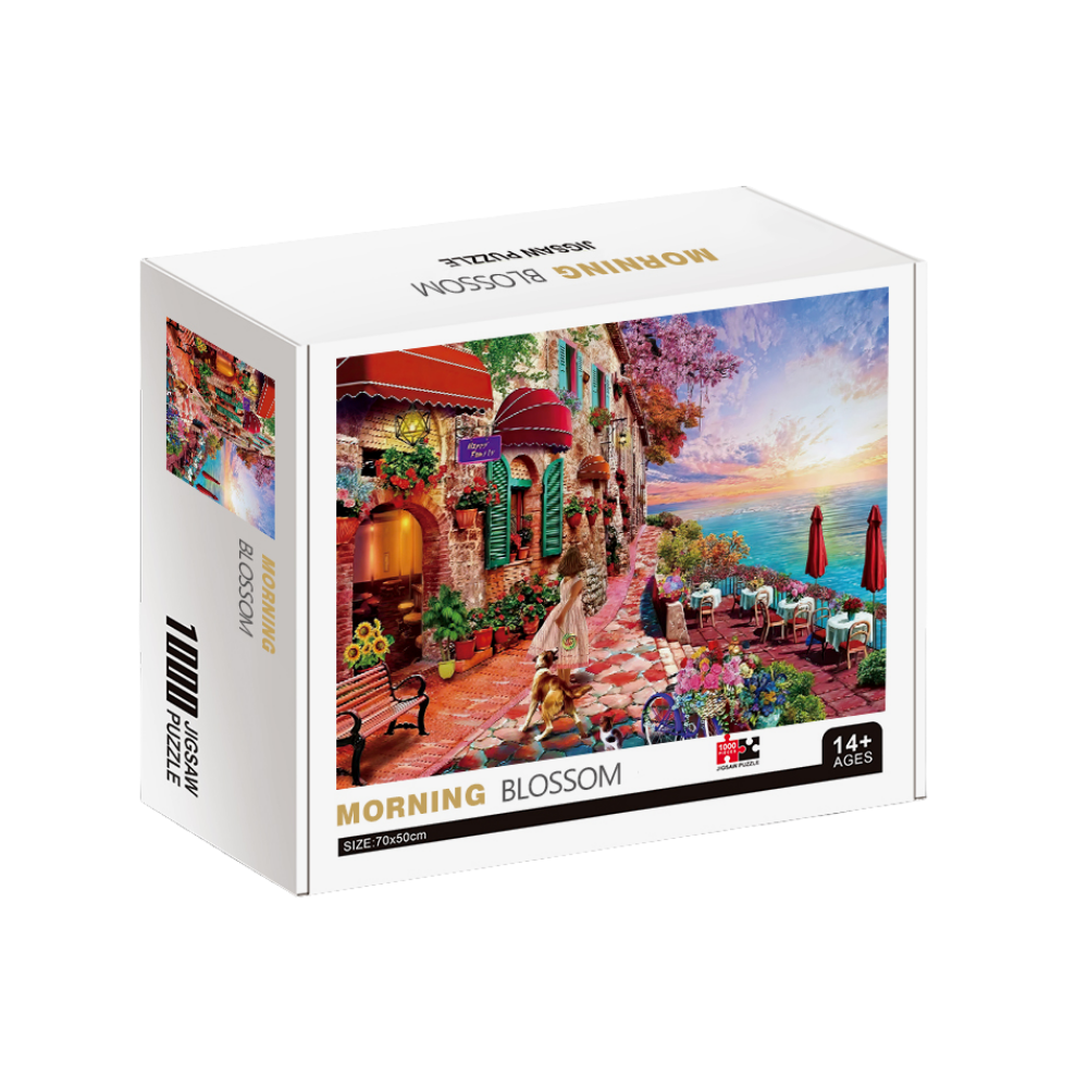 Morning Blossom Wooden 1000 Piece Jigsaw Puzzle Toy For Adults and Kids