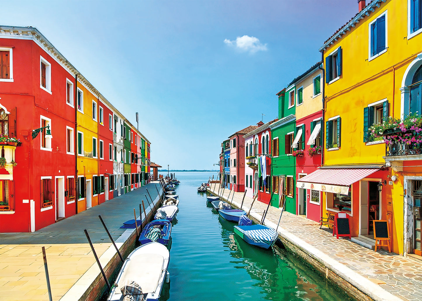 Colorful Venice Wooden 1000 Piece Jigsaw Puzzle Toy For Adults and Kids