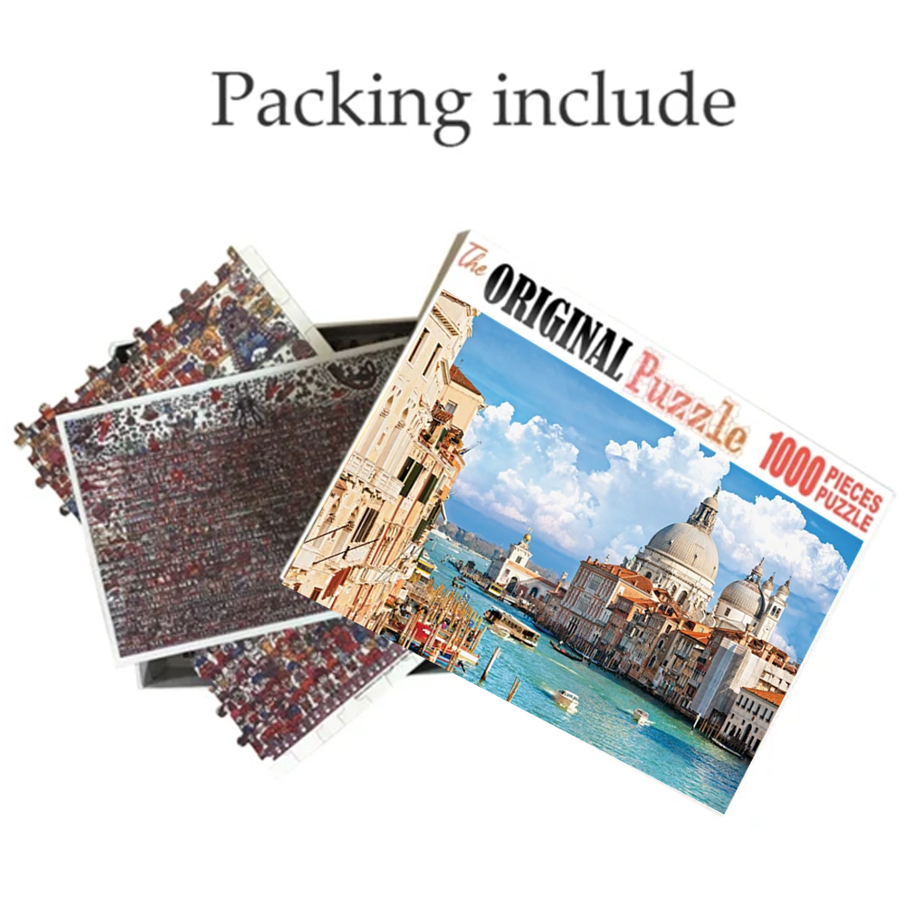 Grand Canal 1000 Piece Jigsaw Puzzle Toy For Adults and Kids