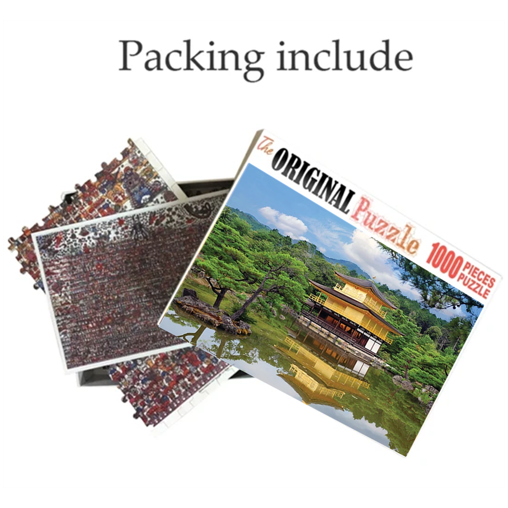 Buddhist Temple in Kyoto 1000 Piece Jigsaw Puzzle Toy For Adults and Kids