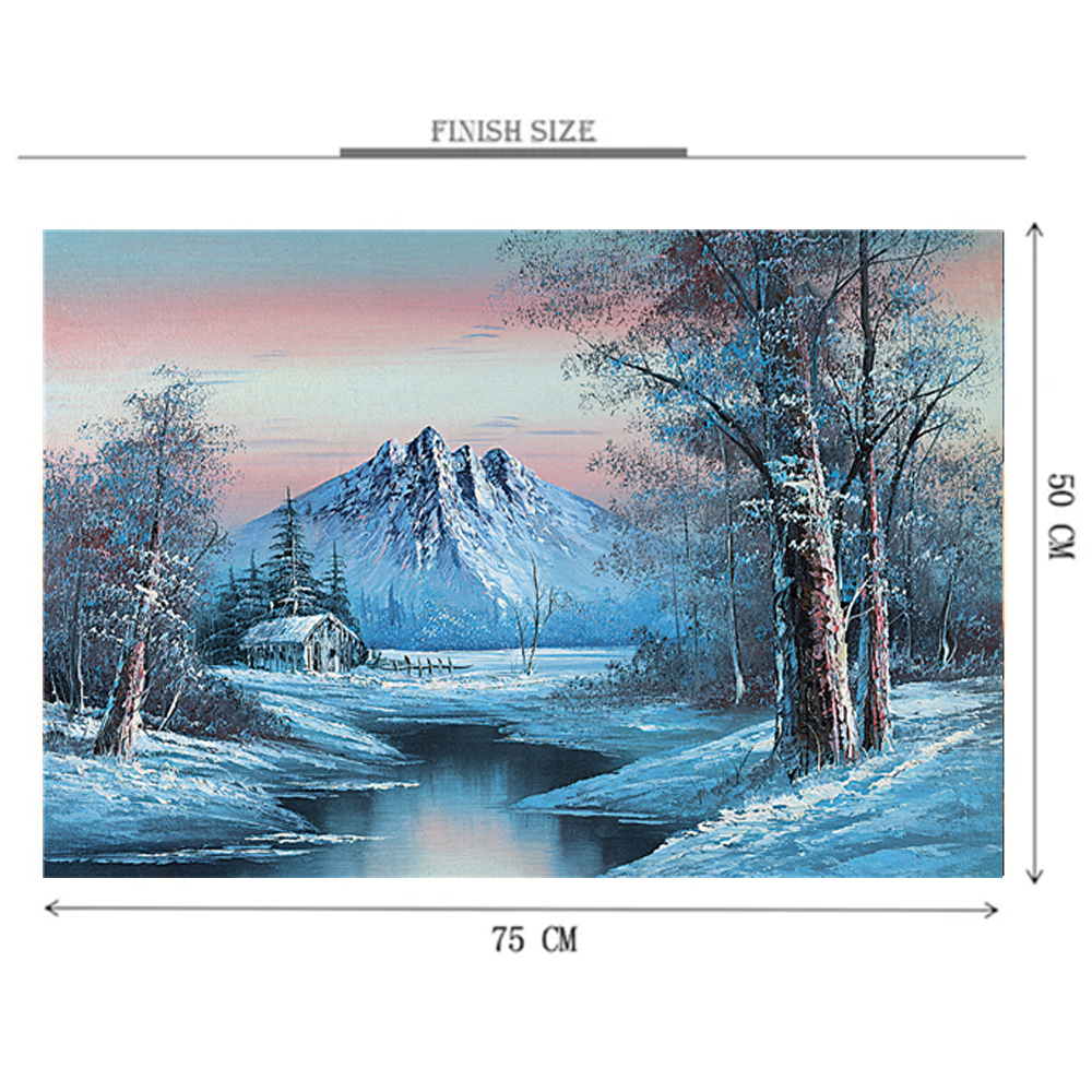 Icy Mountains 1000 Piece Jigsaw Puzzle Toy For Adults and Kids