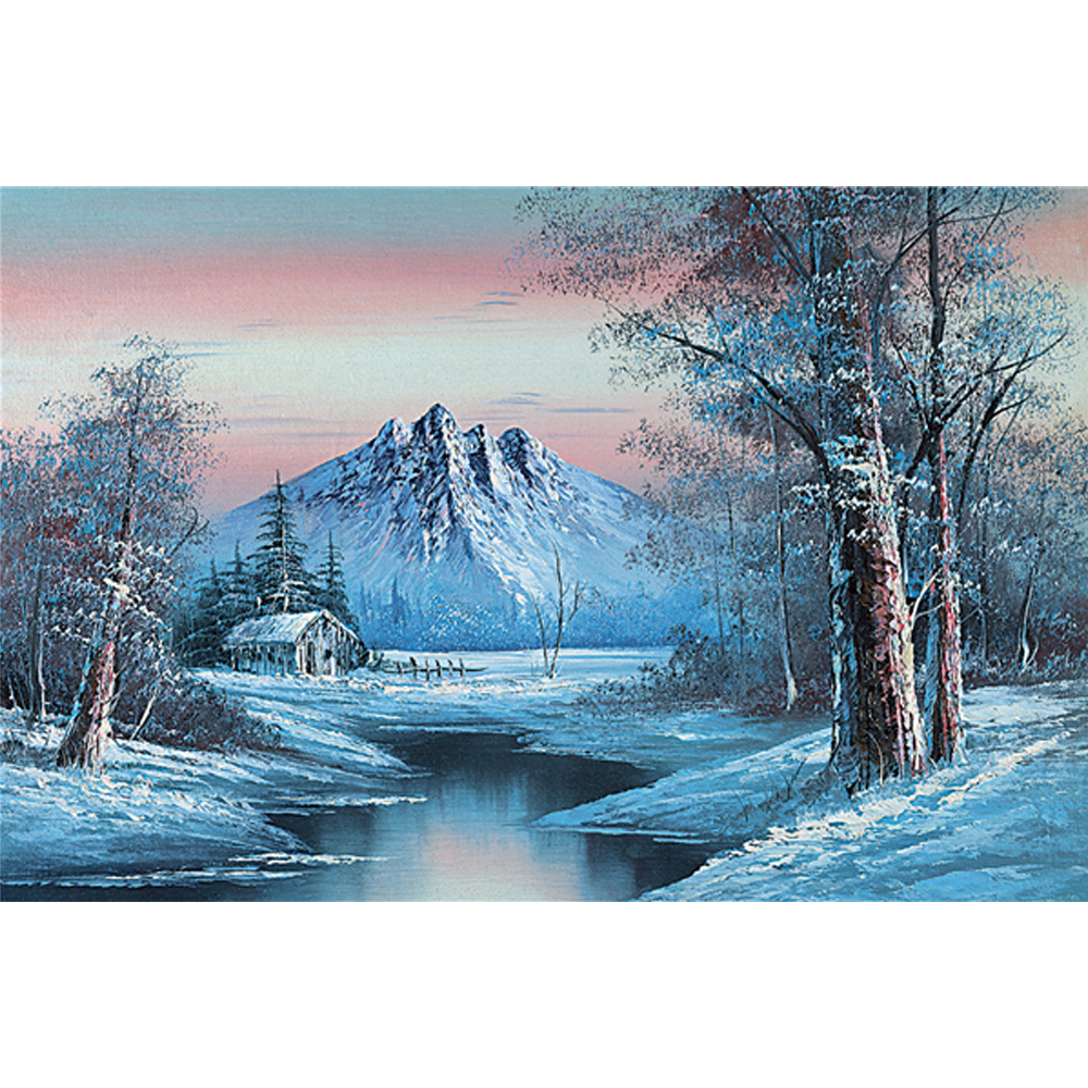 Icy Mountains 1000 Piece Jigsaw Puzzle Toy For Adults and Kids