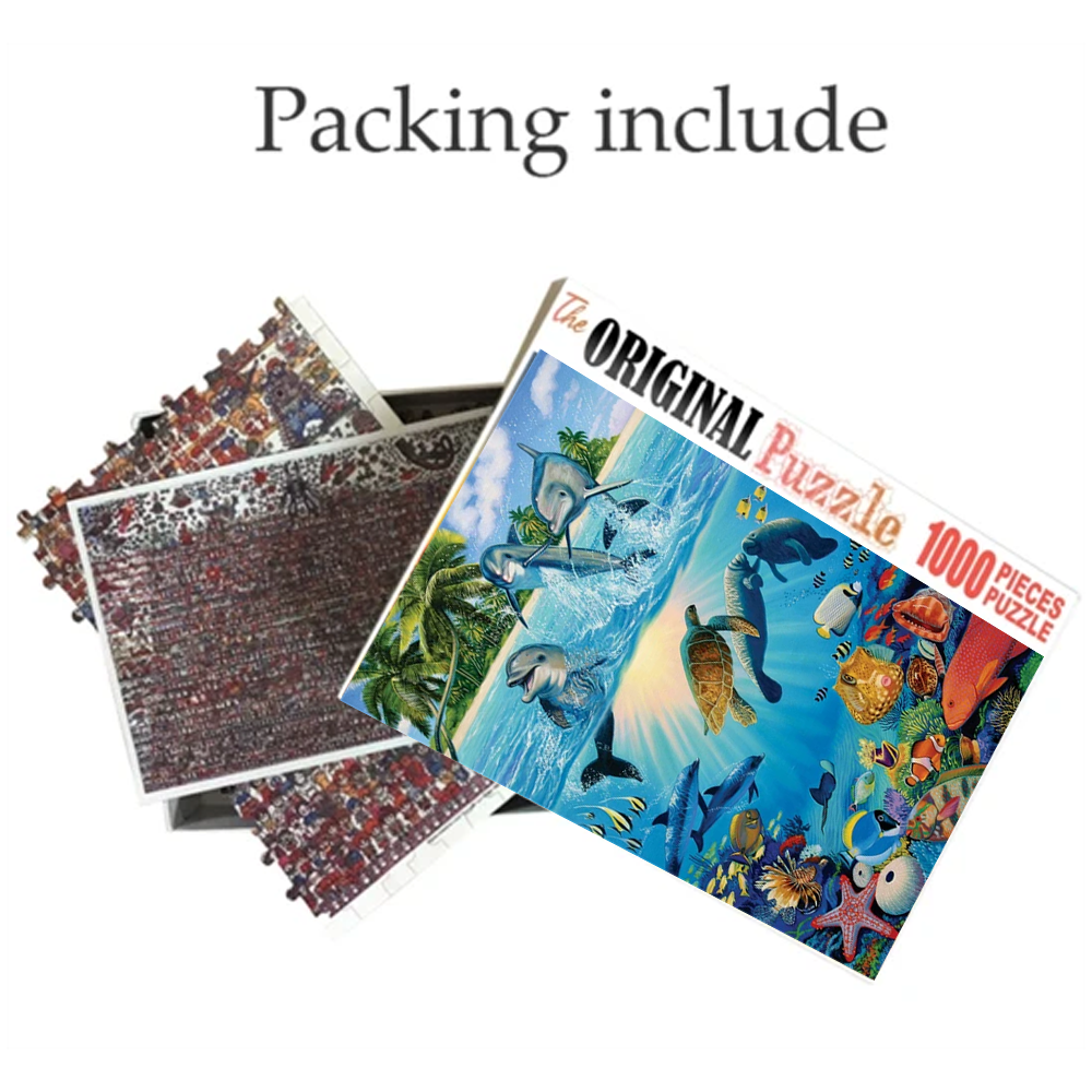 Fun Under The Water 1000 Piece Jigsaw Puzzle Toy For Adults and Kids