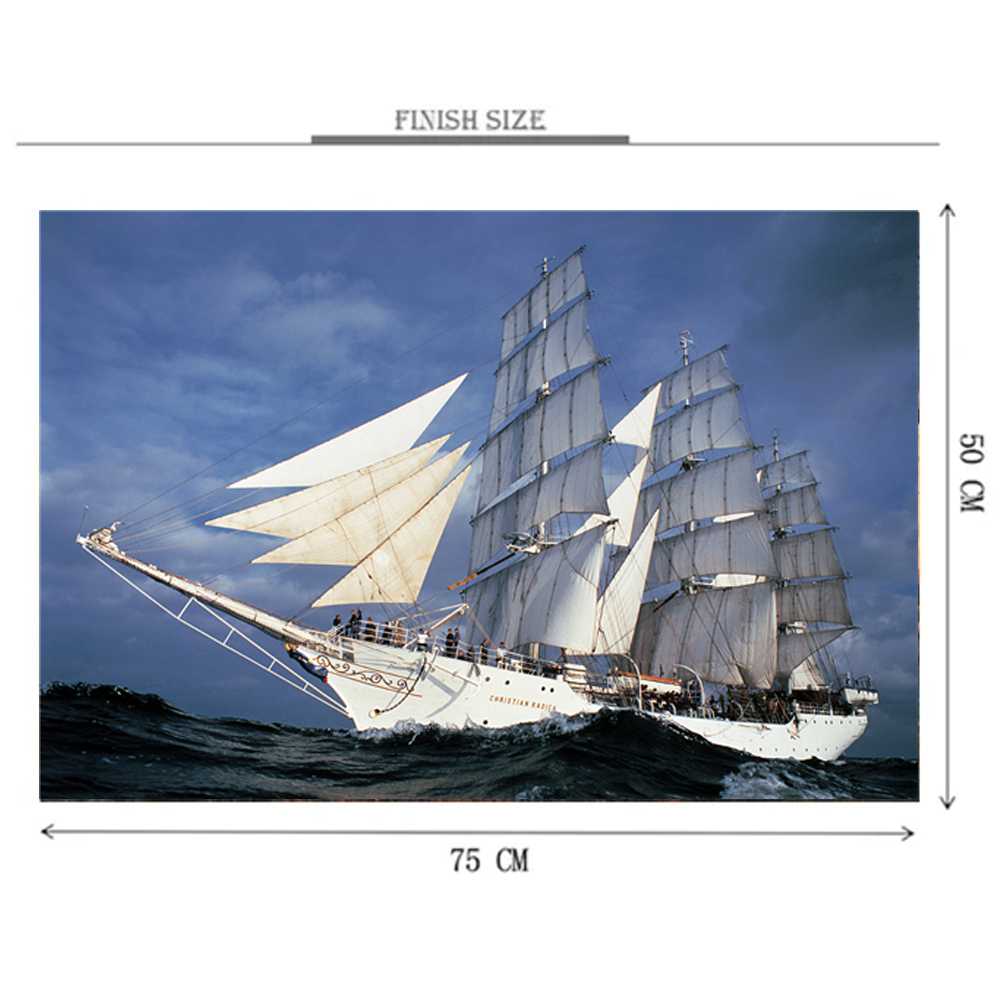 Ship Sailing 1000 Piece Jigsaw Puzzle Toy For Adults and Kids
