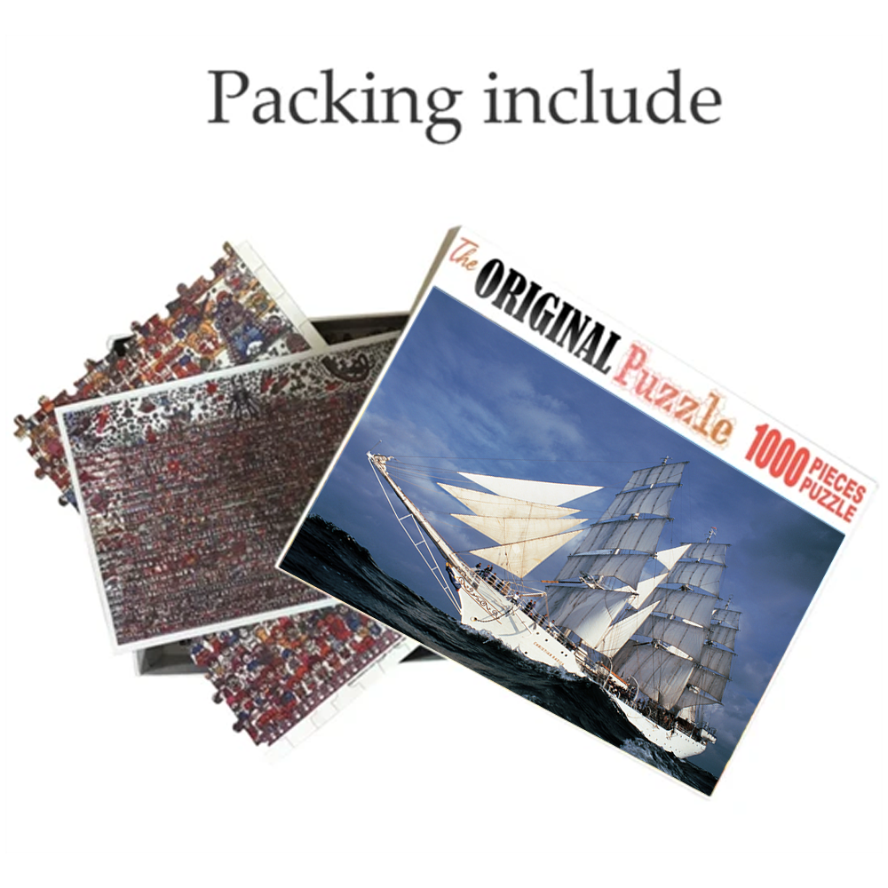 Ship Sailing 1000 Piece Jigsaw Puzzle Toy For Adults and Kids