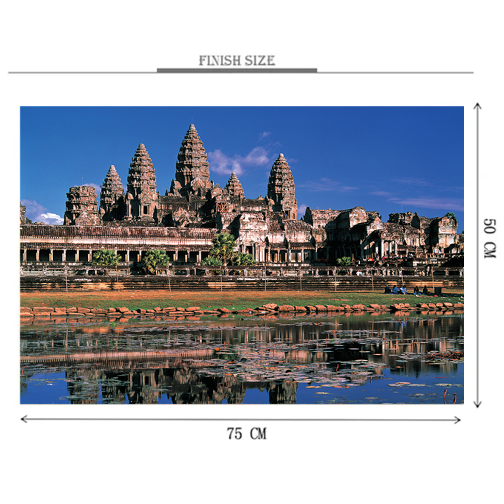 Angkor Wat 1000 Piece Jigsaw Puzzle Toy For Adults and Kids