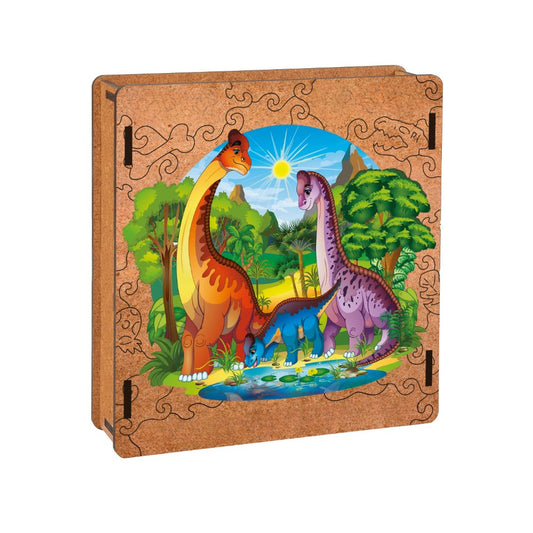 70 Pieces Dinosaur Family Puzzle Set