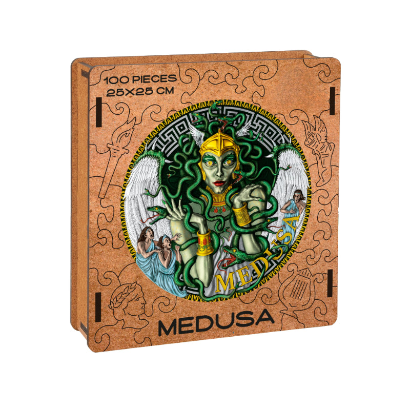 Medusa Gorgon Greek Wooden Puzzle