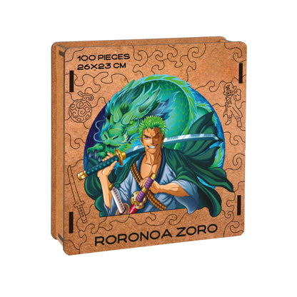 Roronoa Zoro Themed Wooden Puzzle