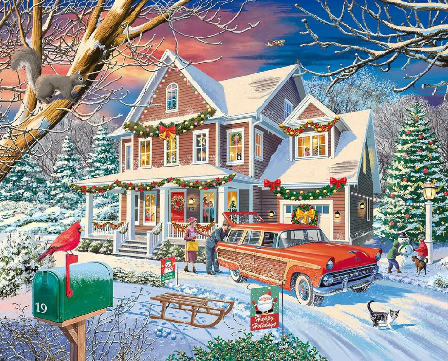 1000 Piece Family Christmas Puzzle
