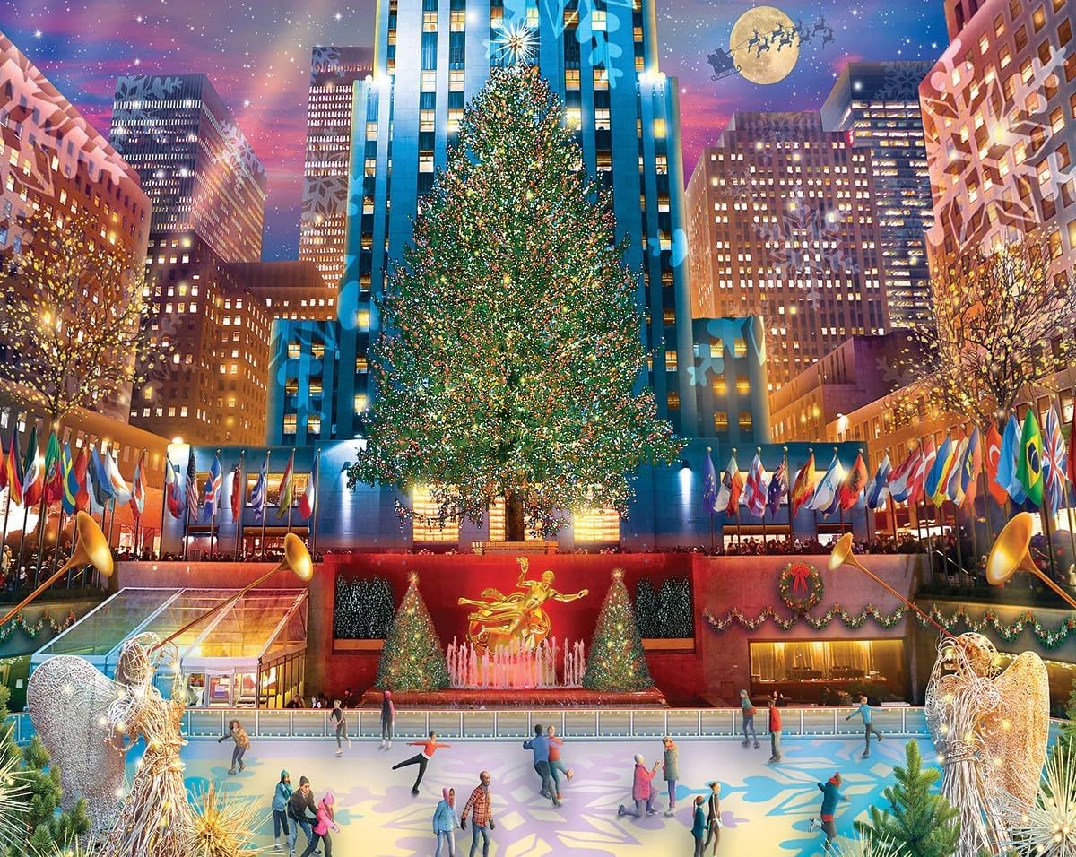 1000 Pieces New York Christmas Puzzles