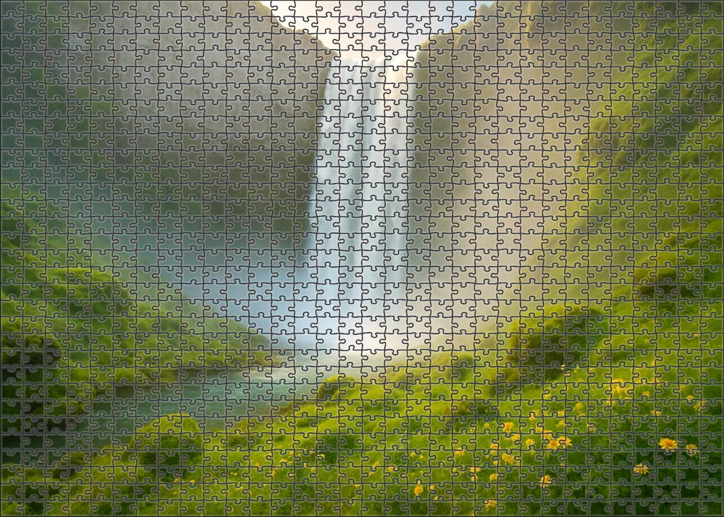 Opal Mist Plunge 200 Piece Puzzle