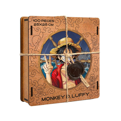 Monkey D Luffy Themed Wooden Puzzle