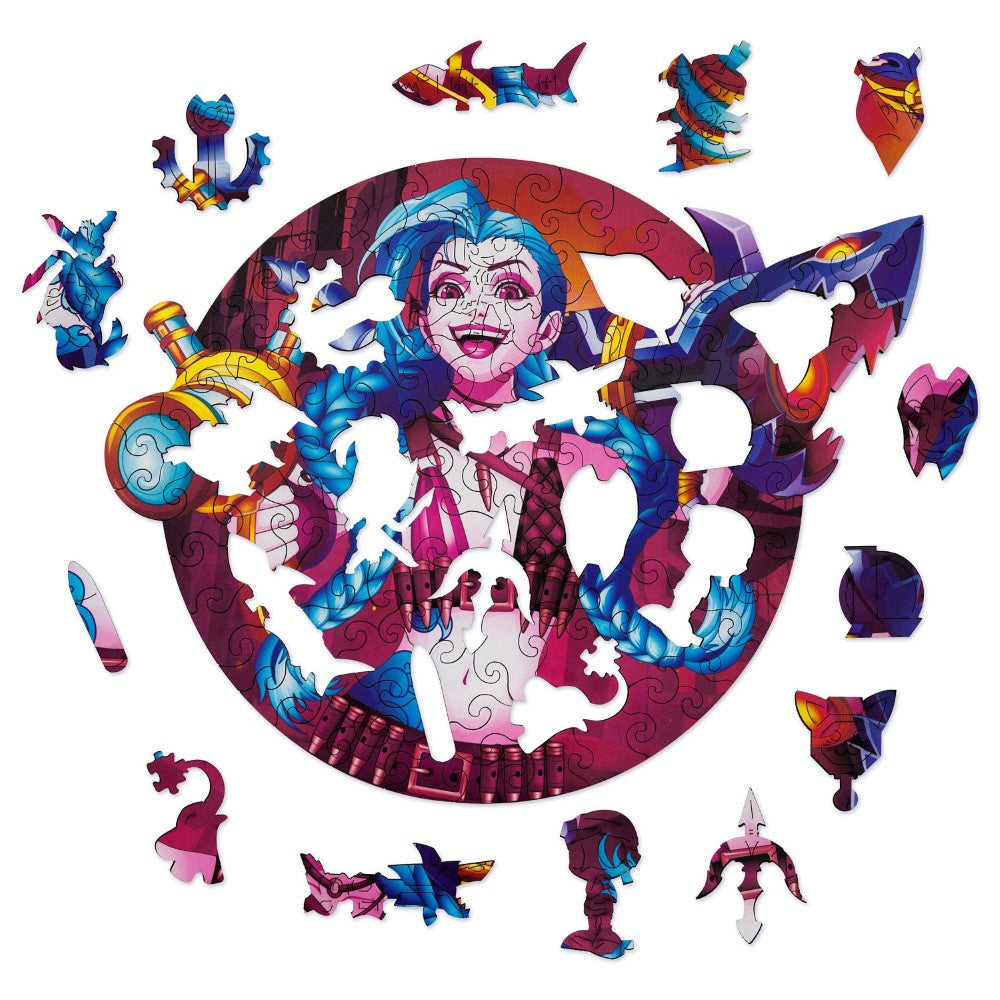 Jinx Character Wooden Puzzle Set