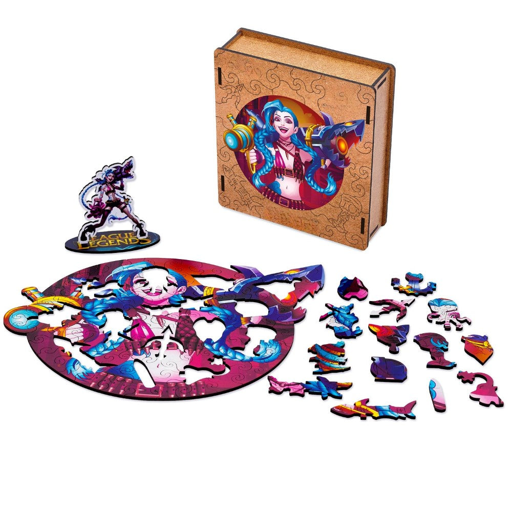 Jinx Character Wooden Puzzle Set