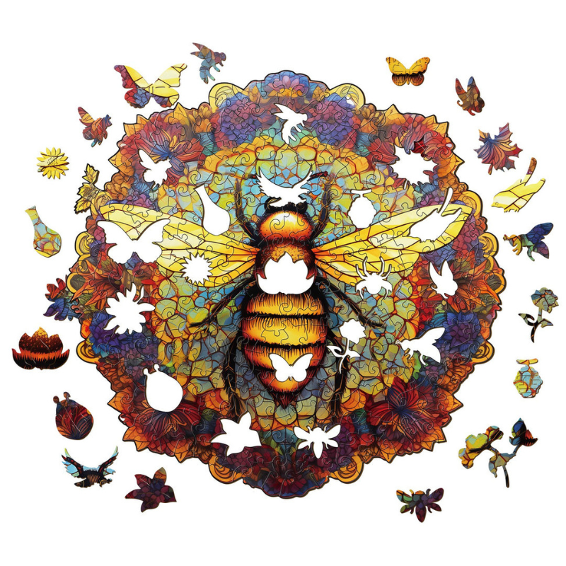 Bee Wooden Jigsaw Puzzle