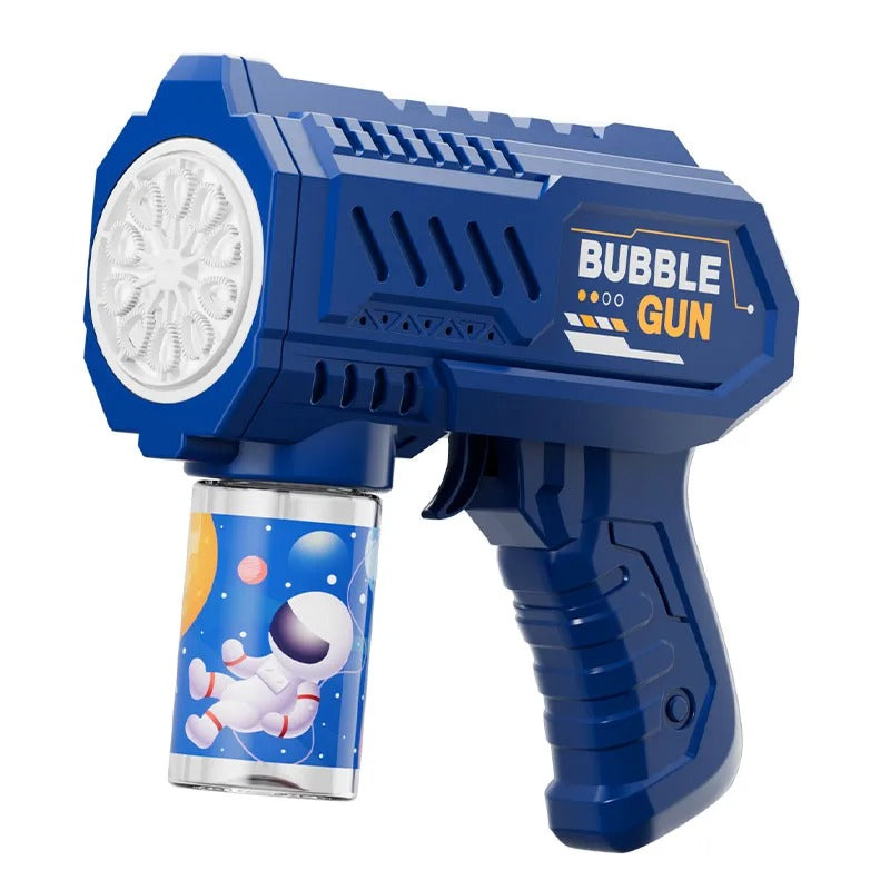 10 Hole Space Themed Bubble Blaster Machine Toy