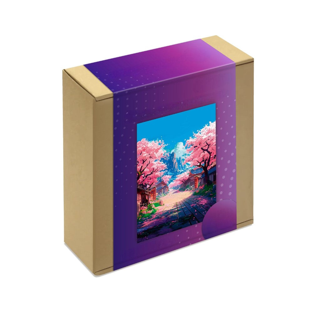 Cherry Blossom Village Puzzle Set