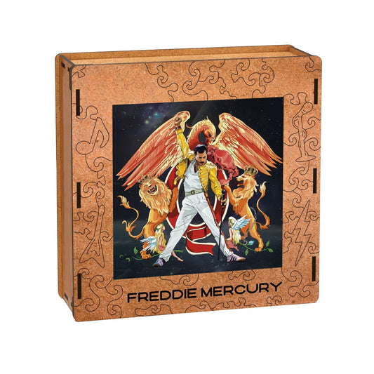 Freddie Mercury Puzzle Set With Artistic Design