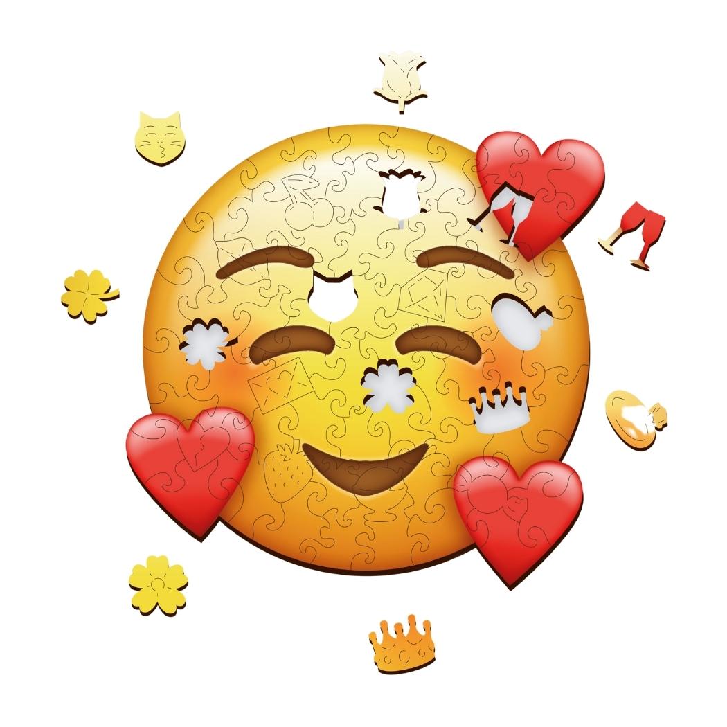 Emoji Puzzle Set With Fun Expression