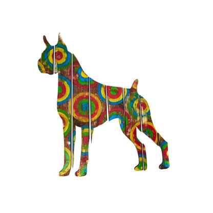 Doberman Puzzle Set With Colorful Design