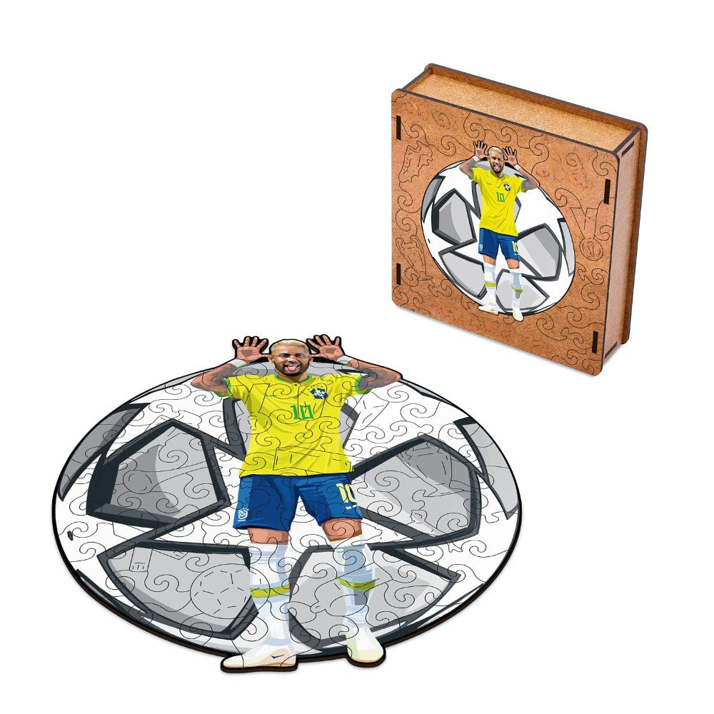 20 Pieces Brazilian Soccer Player Puzzle Set