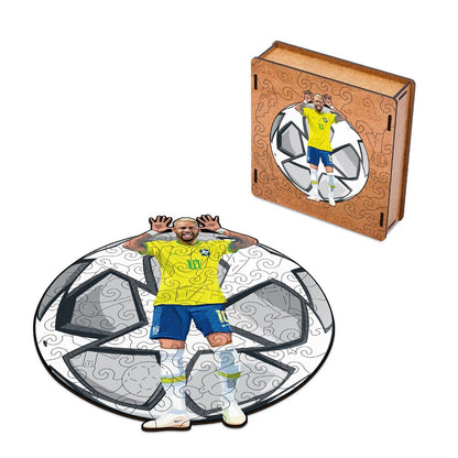 20 Pieces Brazilian Soccer Player Puzzle Set