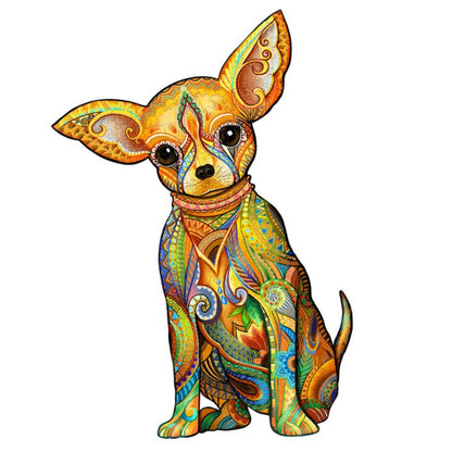 Chihuahua Wooden Jigsaw Puzzle