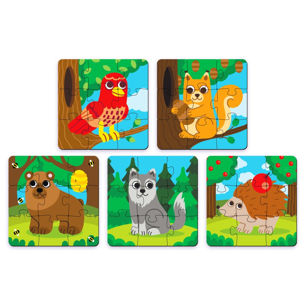 Forest Friends Puzzle Set