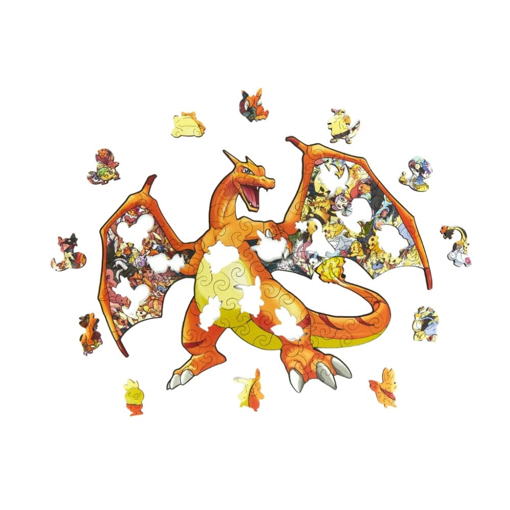 Charizard Wooden Puzzle Set