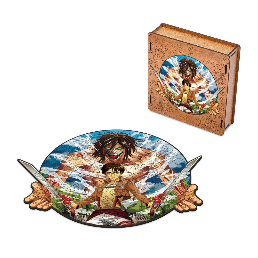 Eren Character Wooden Puzzle Set